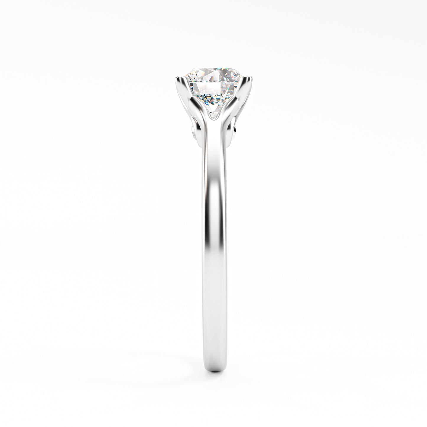 The Classic - Round Brilliant Solitaire Engagement Ring by Gehnok