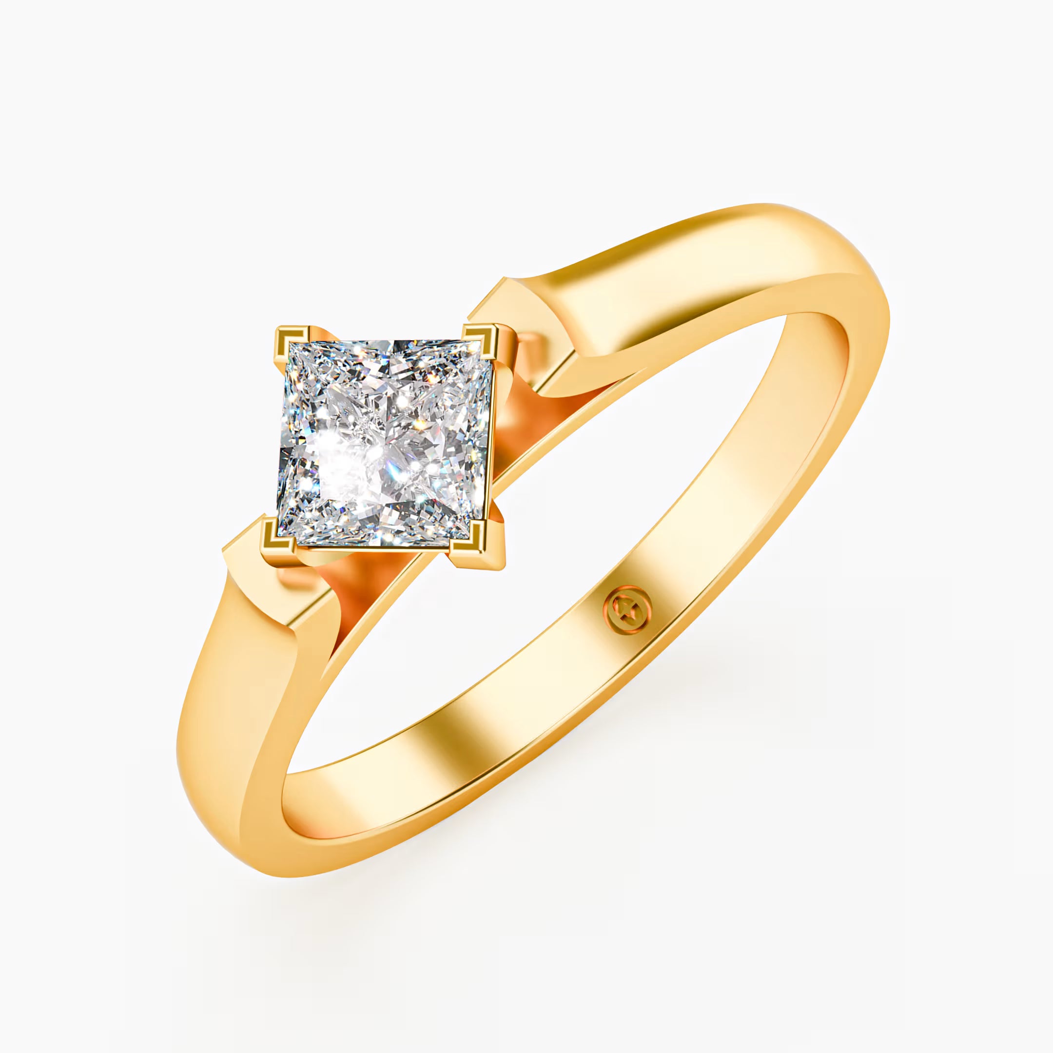 Princess Cut Solitaire Ring