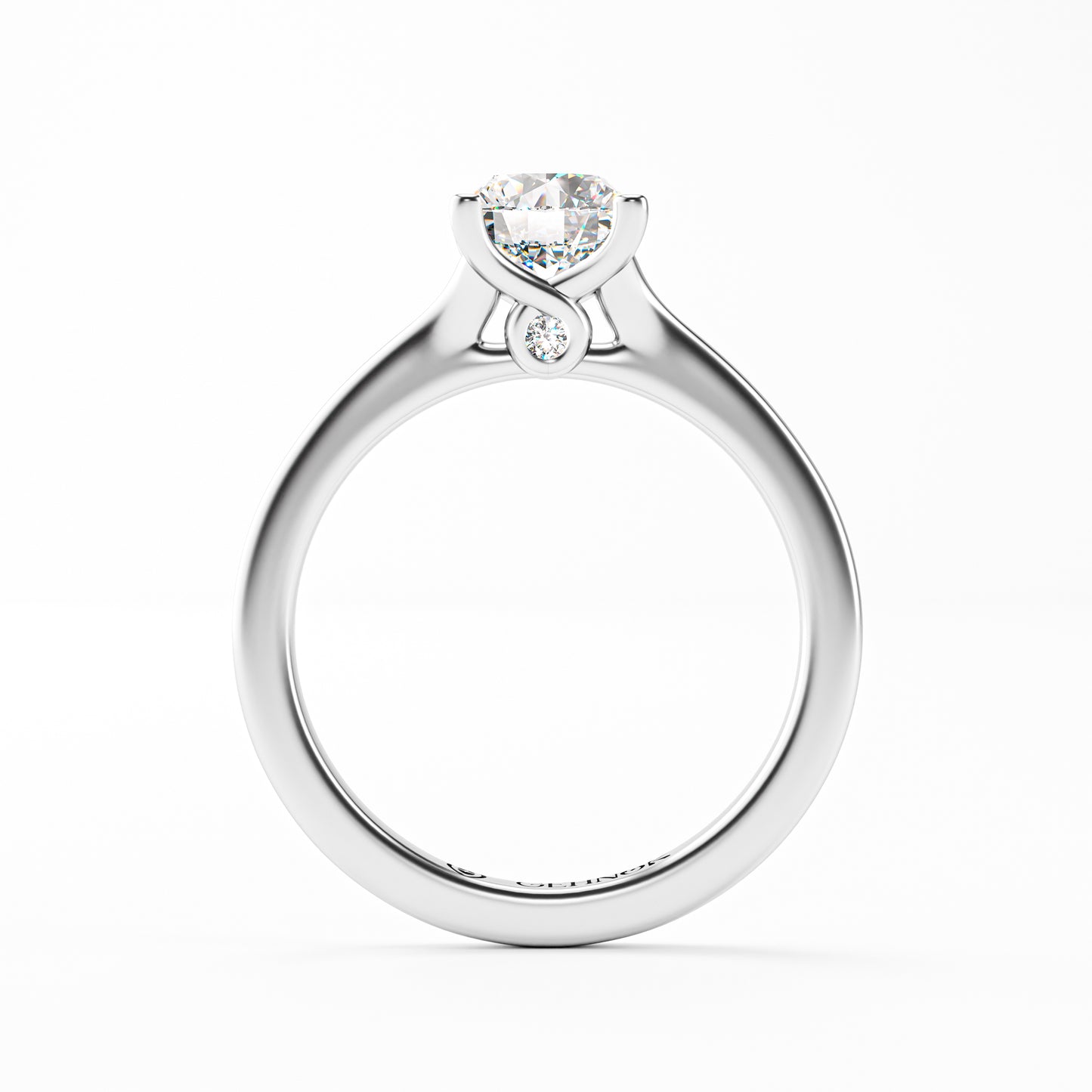 The Classic - Round Brilliant Solitaire Engagement Ring by Gehnok