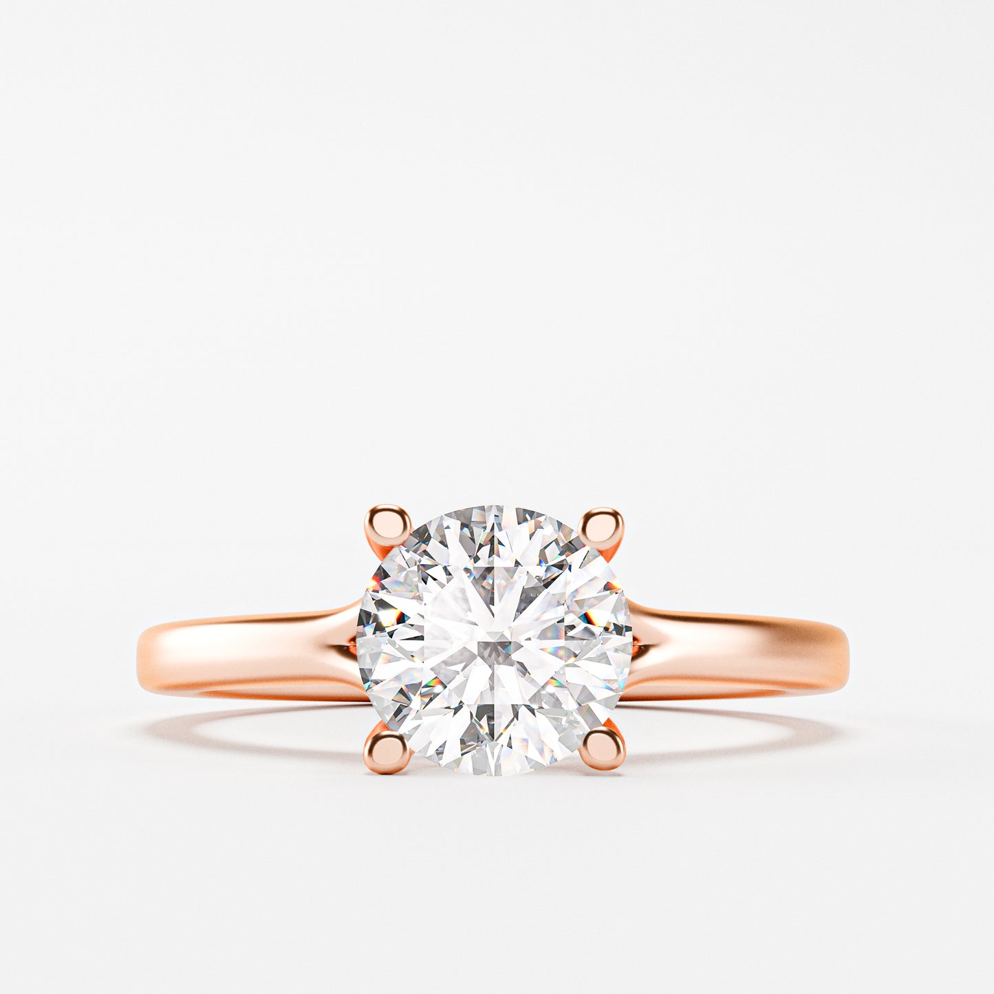 The Classic - Round Brilliant Solitaire Engagement Ring by Gehnok