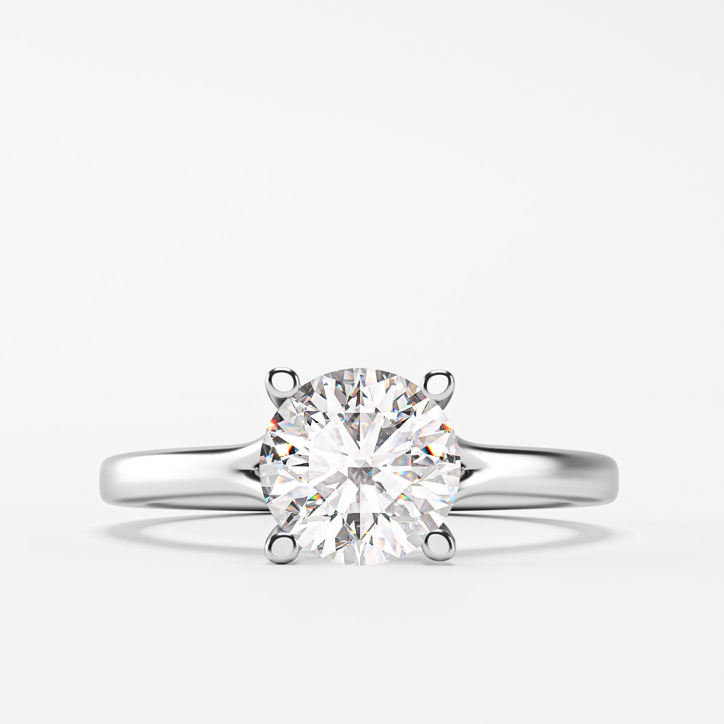 The Classic - Round Brilliant Solitaire Engagement Ring by Gehnok