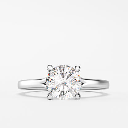 The Classic - Round Brilliant Solitaire Engagement Ring by Gehnok