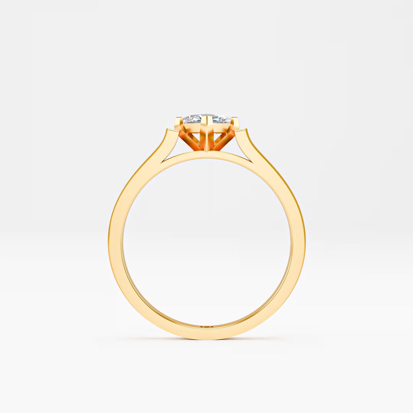 Princess Cut Solitaire Ring