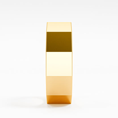 The Facet - Men's Faceted Princess Cut Diamond Duo Ring