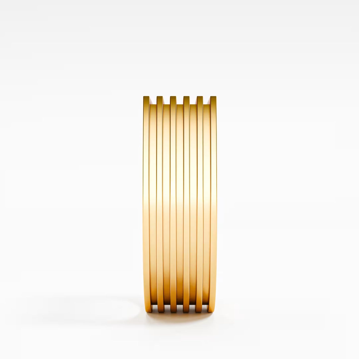 The Architect - Men's Grooved Stripe Band Ring by Gehnok