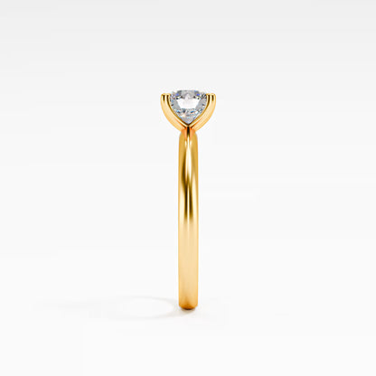 Classic Cushion Cut Solitaire Ring