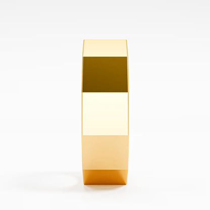 The Facet - Men's Faceted Princess Cut Diamond Duo Ring