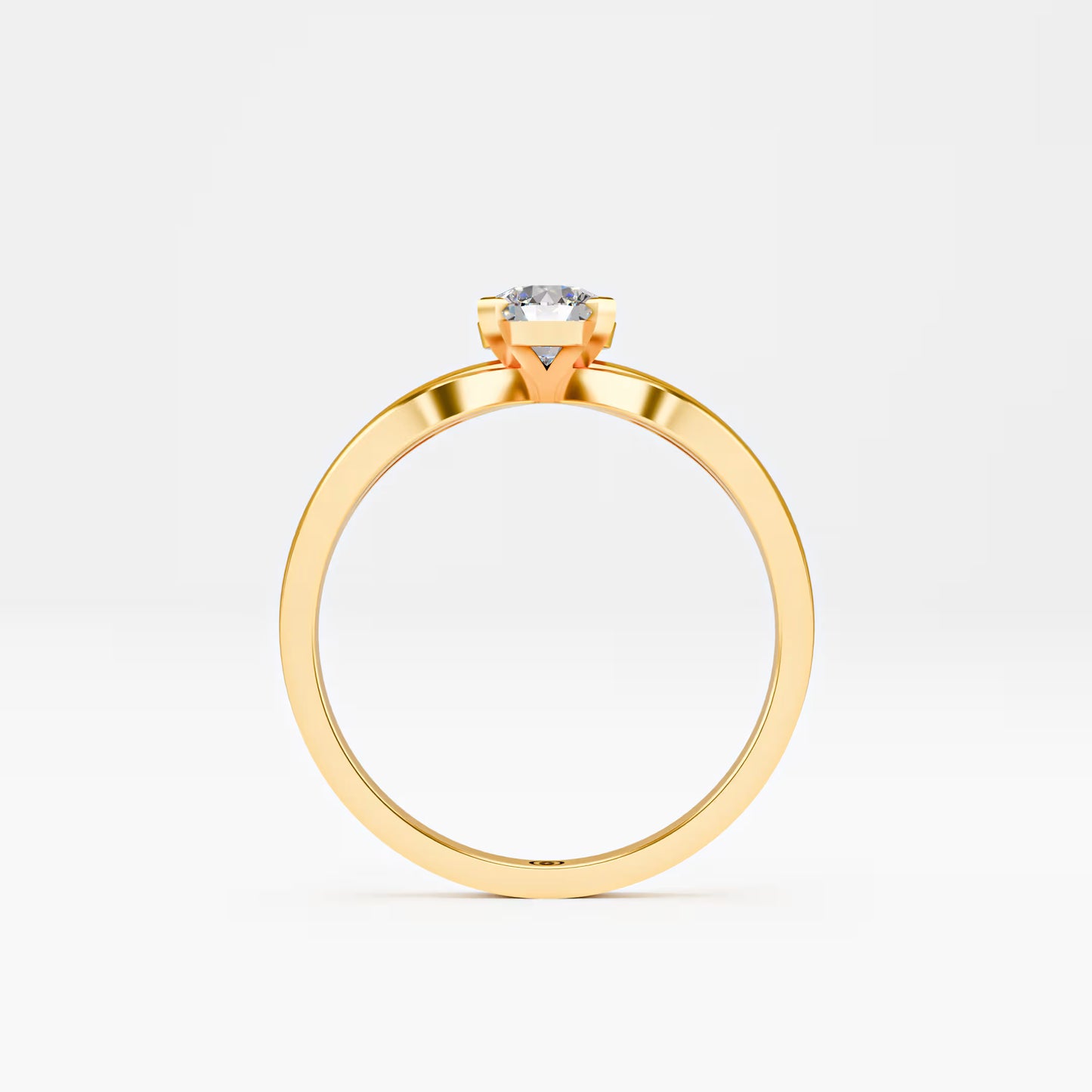 Infinity Solitaire Ring
