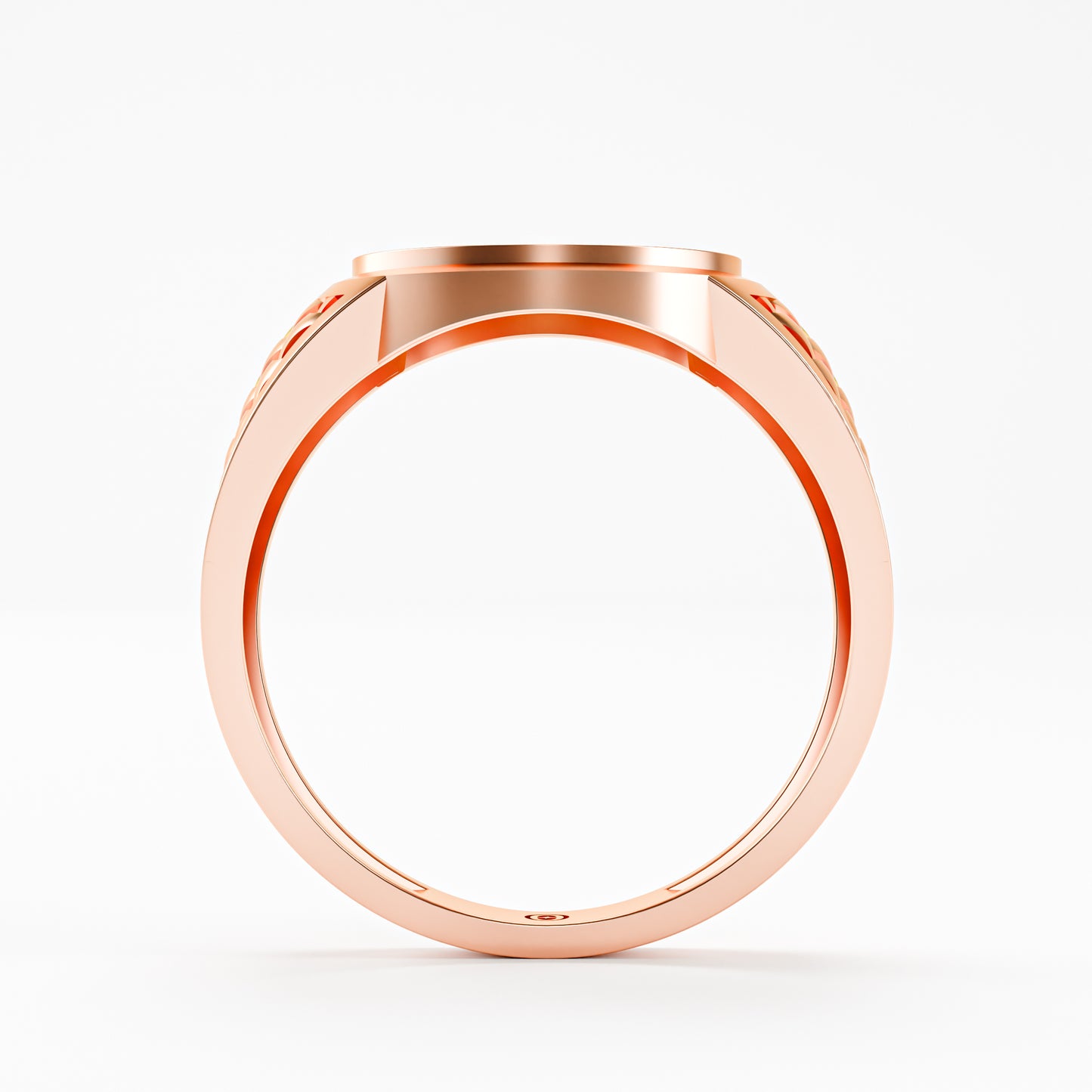 The Woven Dome - Tri-Color Gold Diamond Cluster Ring