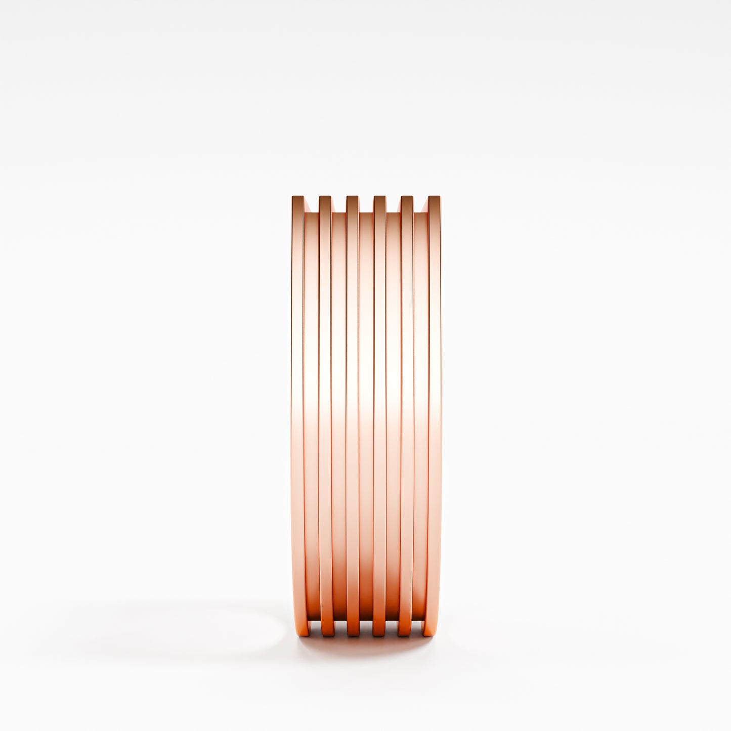 The Architect - Men's Grooved Stripe Band Ring by Gehnok
