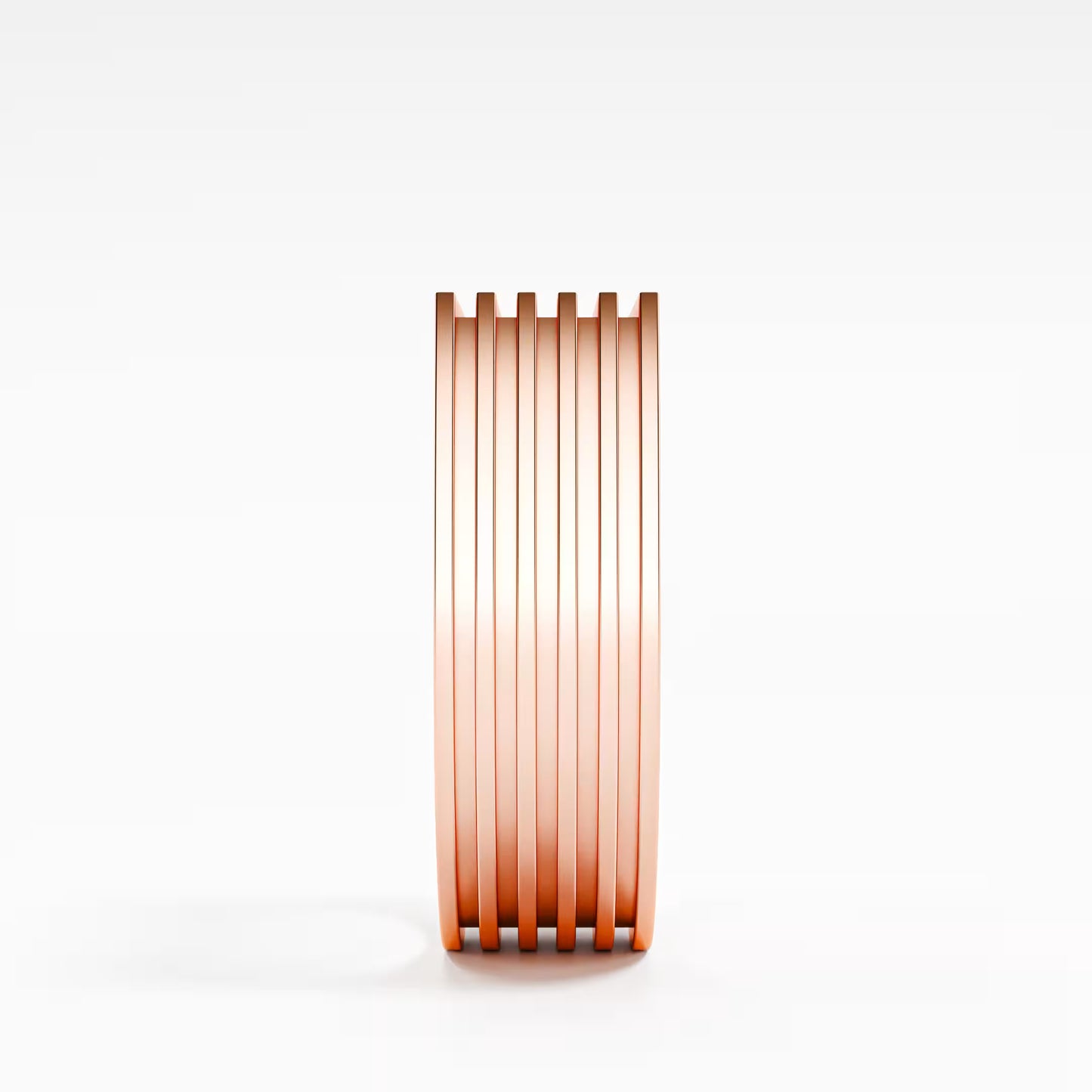 The Architect - Men's Grooved Stripe Band Ring by Gehnok