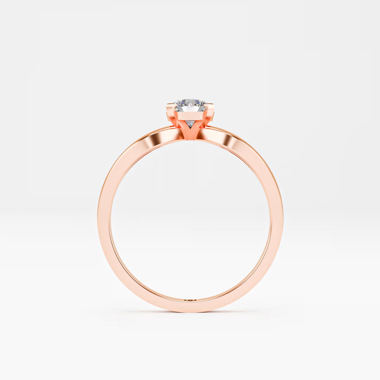 Infinity Solitaire Ring