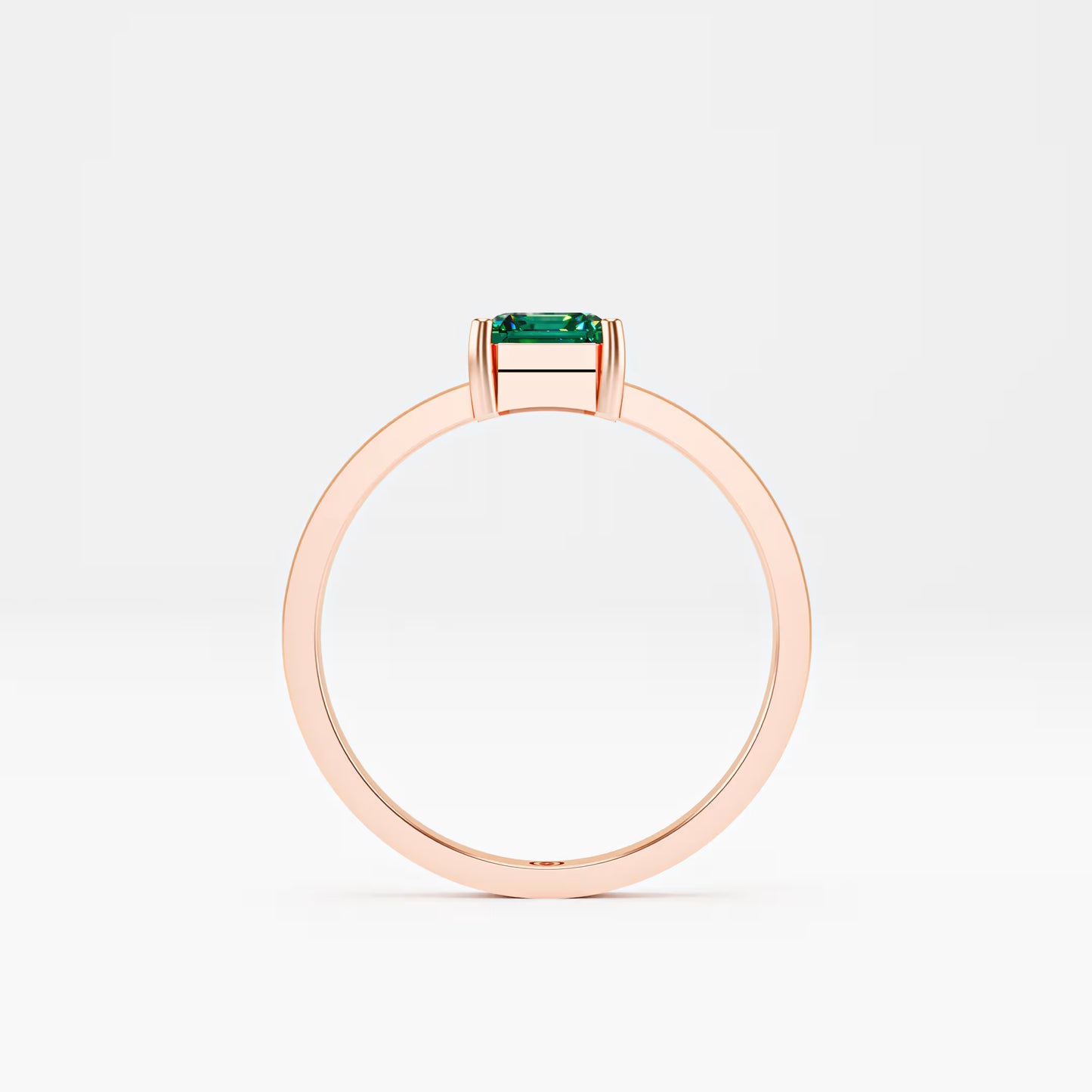 Emerald-Cut Solitaire Ring