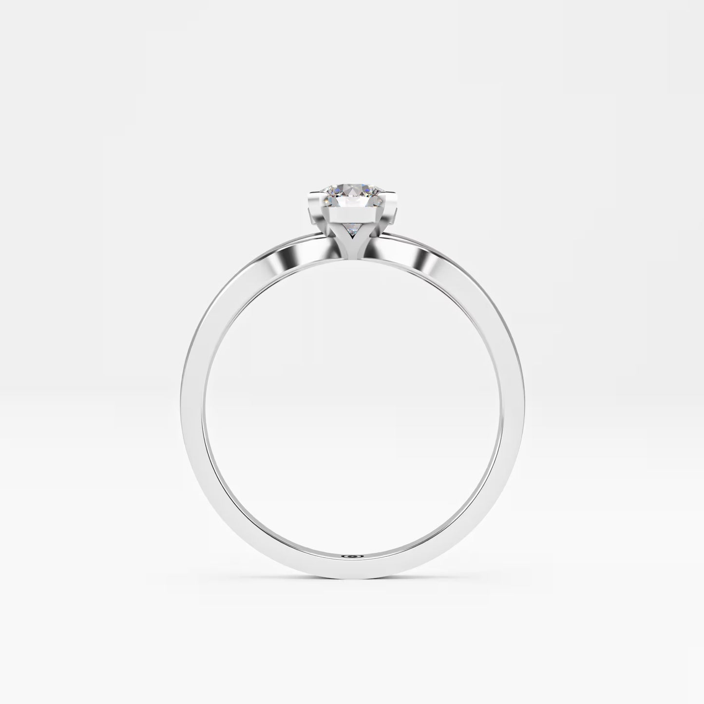 Infinity Solitaire Ring