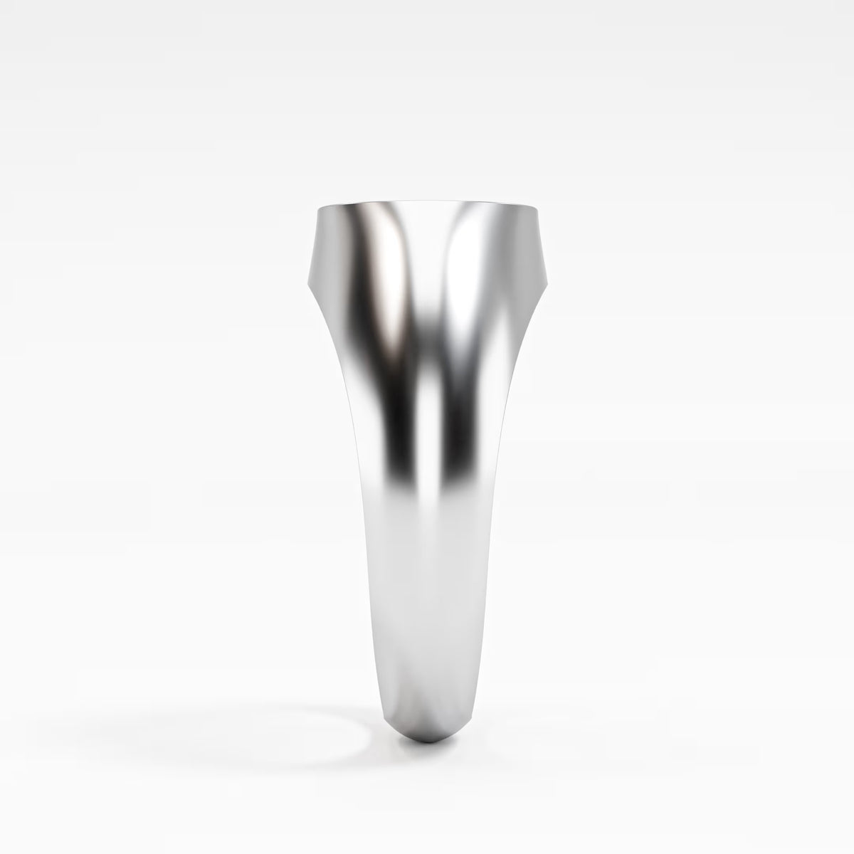 The Diamond Signet - Oval Pavé Diamond Men's Ring