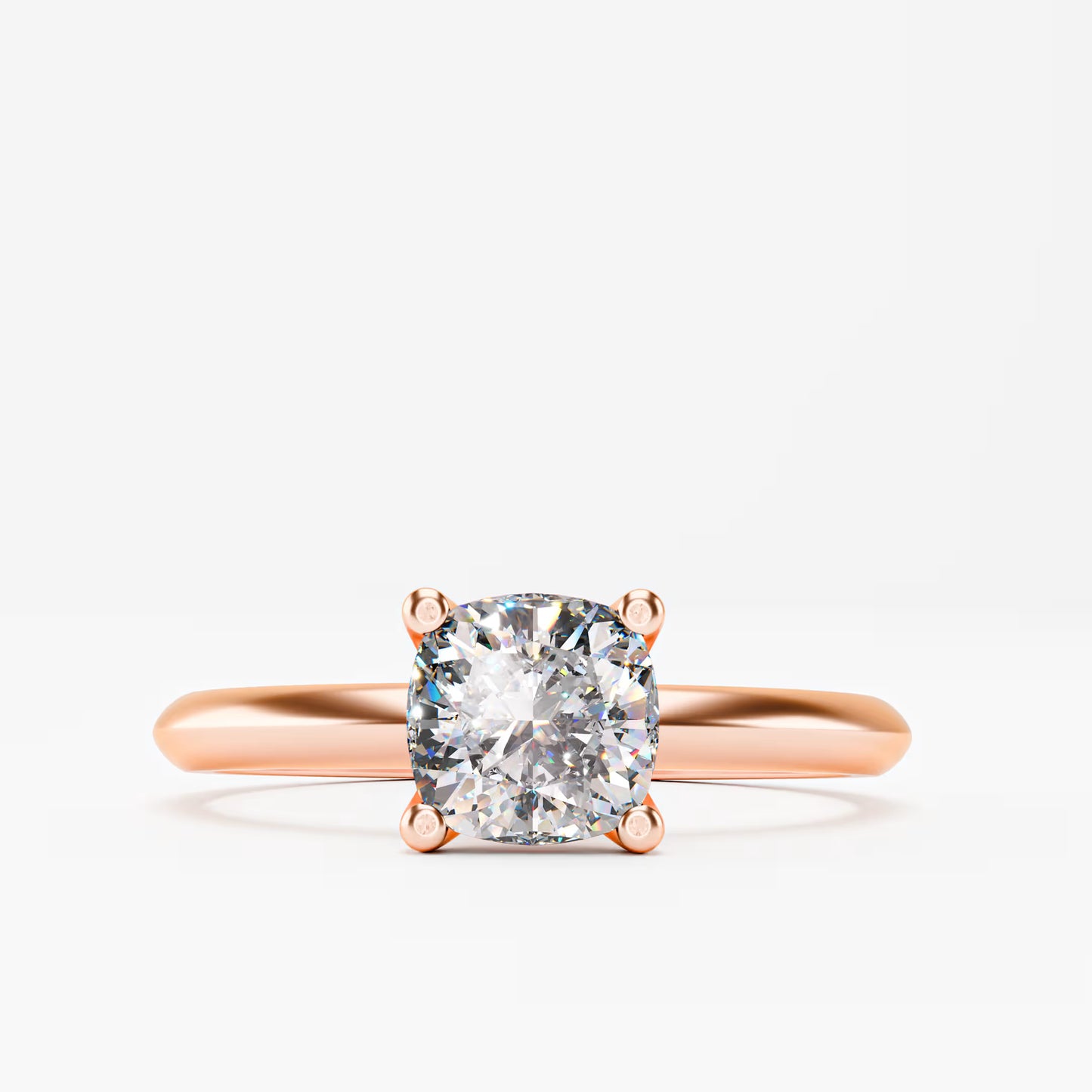 Classic Cushion Cut Solitaire Ring