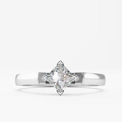 Princess Cut Solitaire Ring