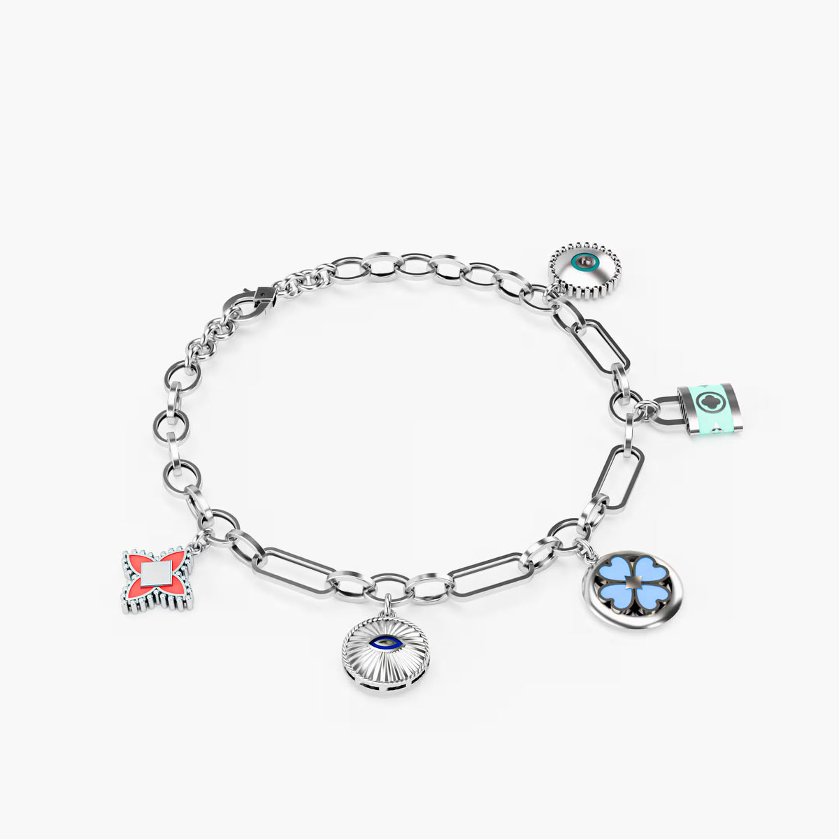 The Lucky Five - Enamel Lucky Charm Bracelet