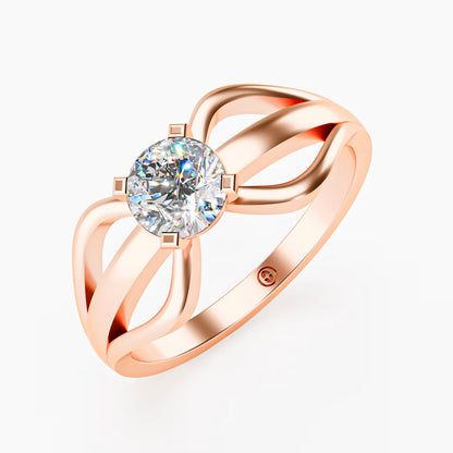 Infinity Solitaire Ring