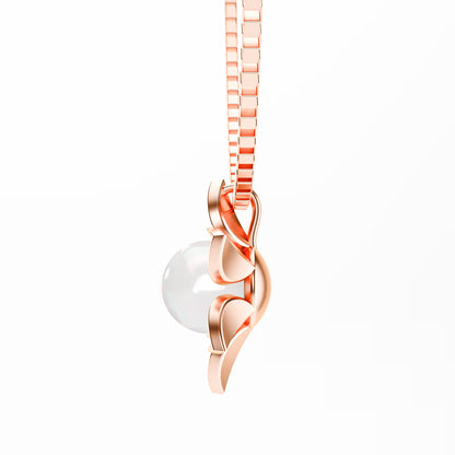 The Pearl Bloom - Six Petal Flower Pearl Pendant