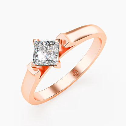 Princess Cut Solitaire Ring