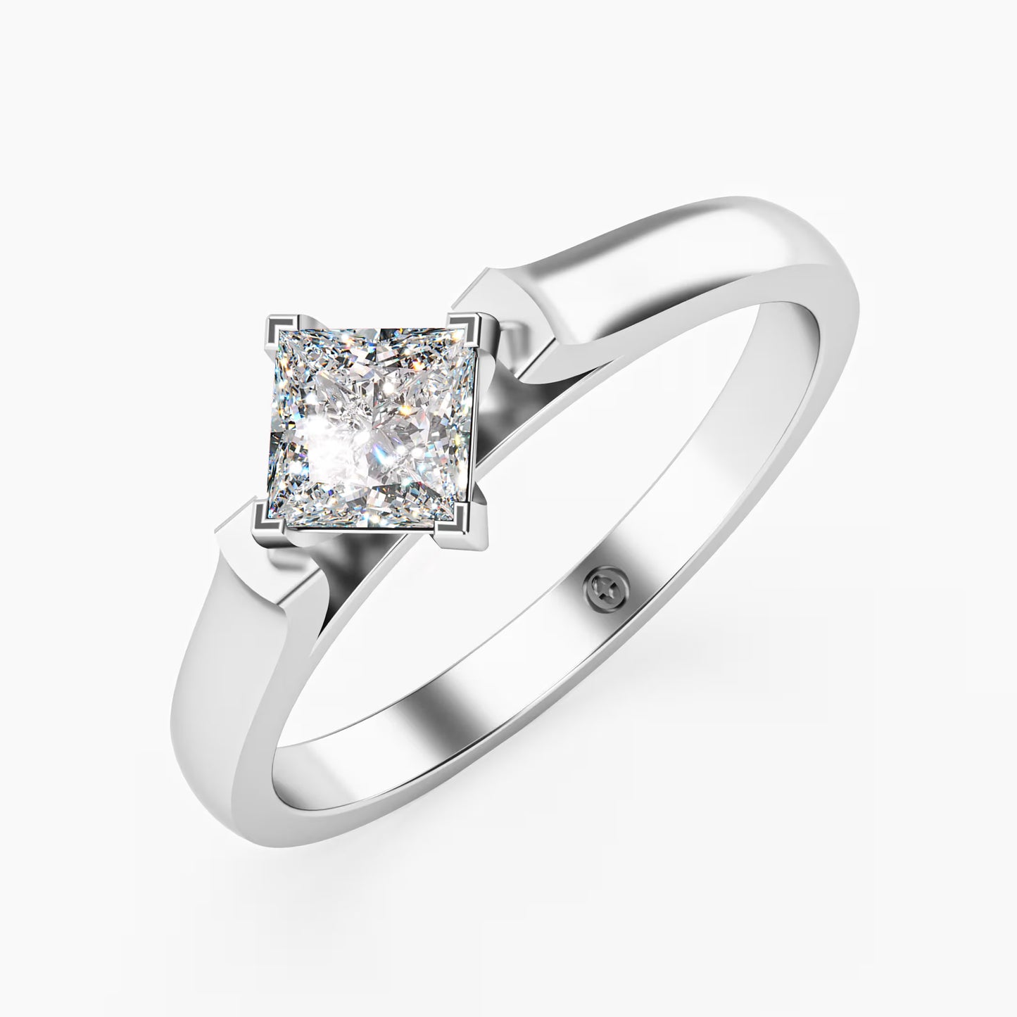 Princess Cut Solitaire Ring