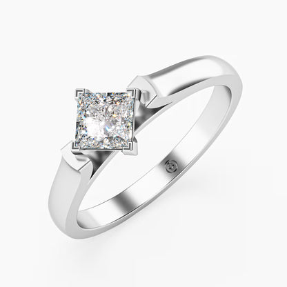 Princess Cut Solitaire Ring