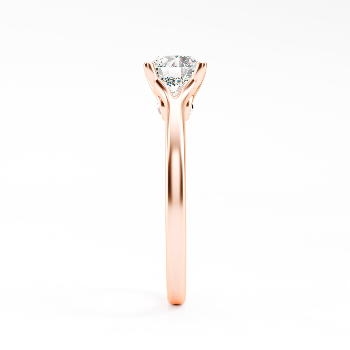 The Classic - Round Brilliant Solitaire Engagement Ring by Gehnok