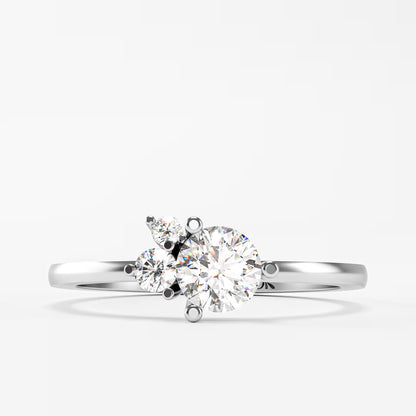 The Trilogy Ring - Three Diamond Cluster Ring by Gehnok