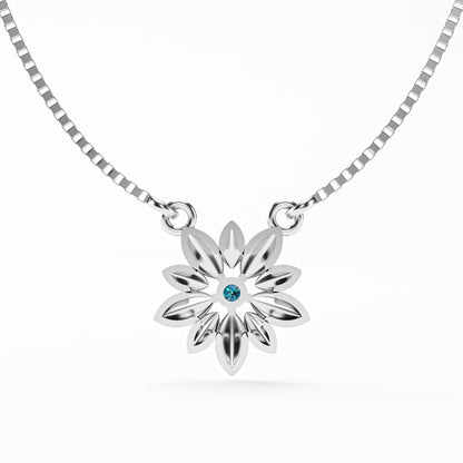 The Daisy - Sculpted Flower Pendant Necklace