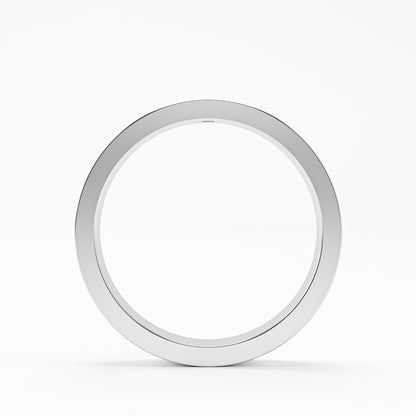The Groove - Men's Princess Cut Diamond Wedding Band