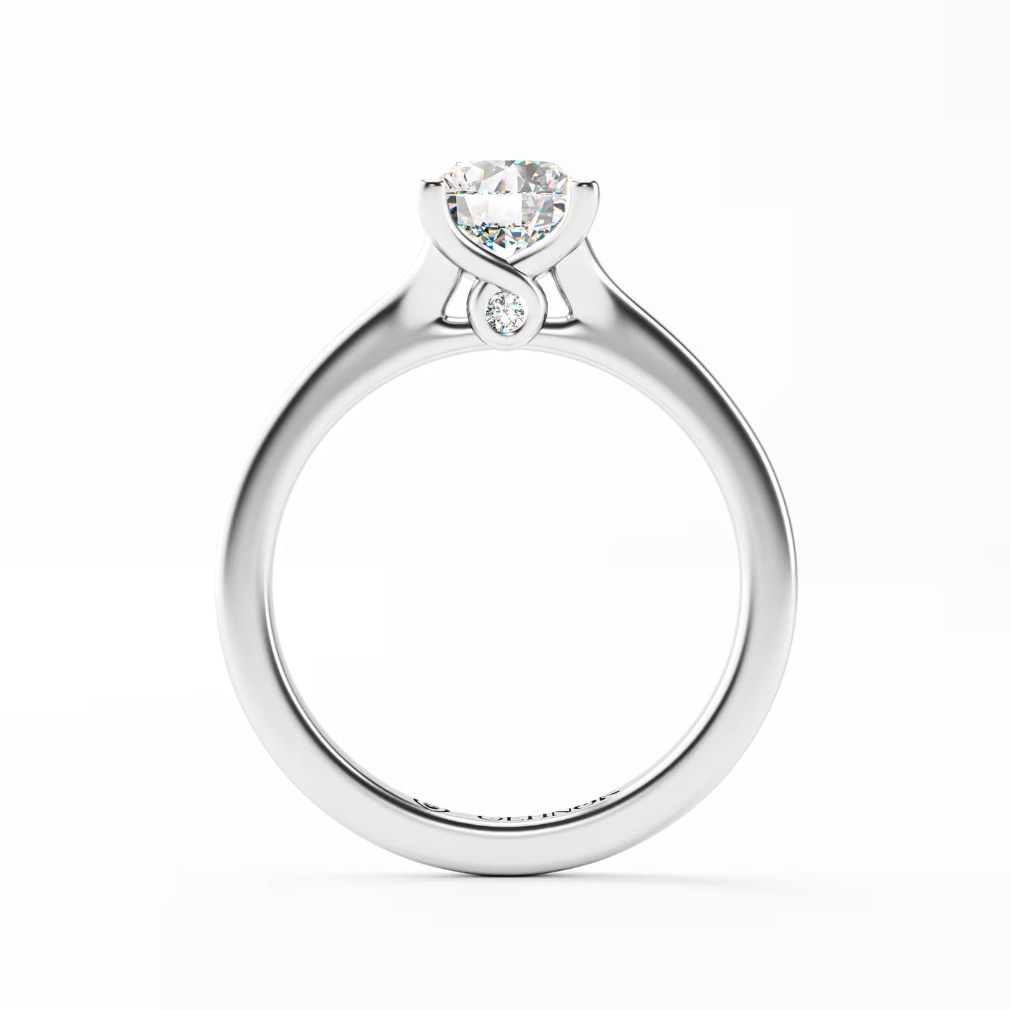 The Classic - Round Brilliant Solitaire Engagement Ring by Gehnok