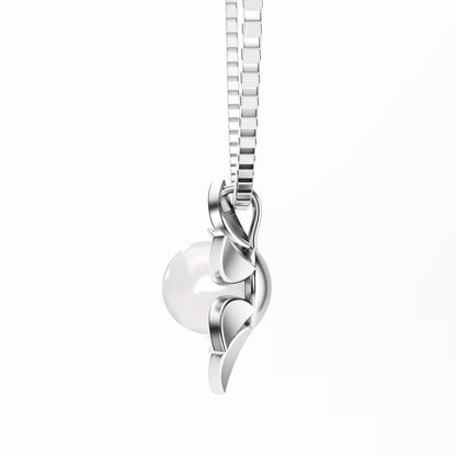 The Pearl Bloom - Six Petal Flower Pearl Pendant
