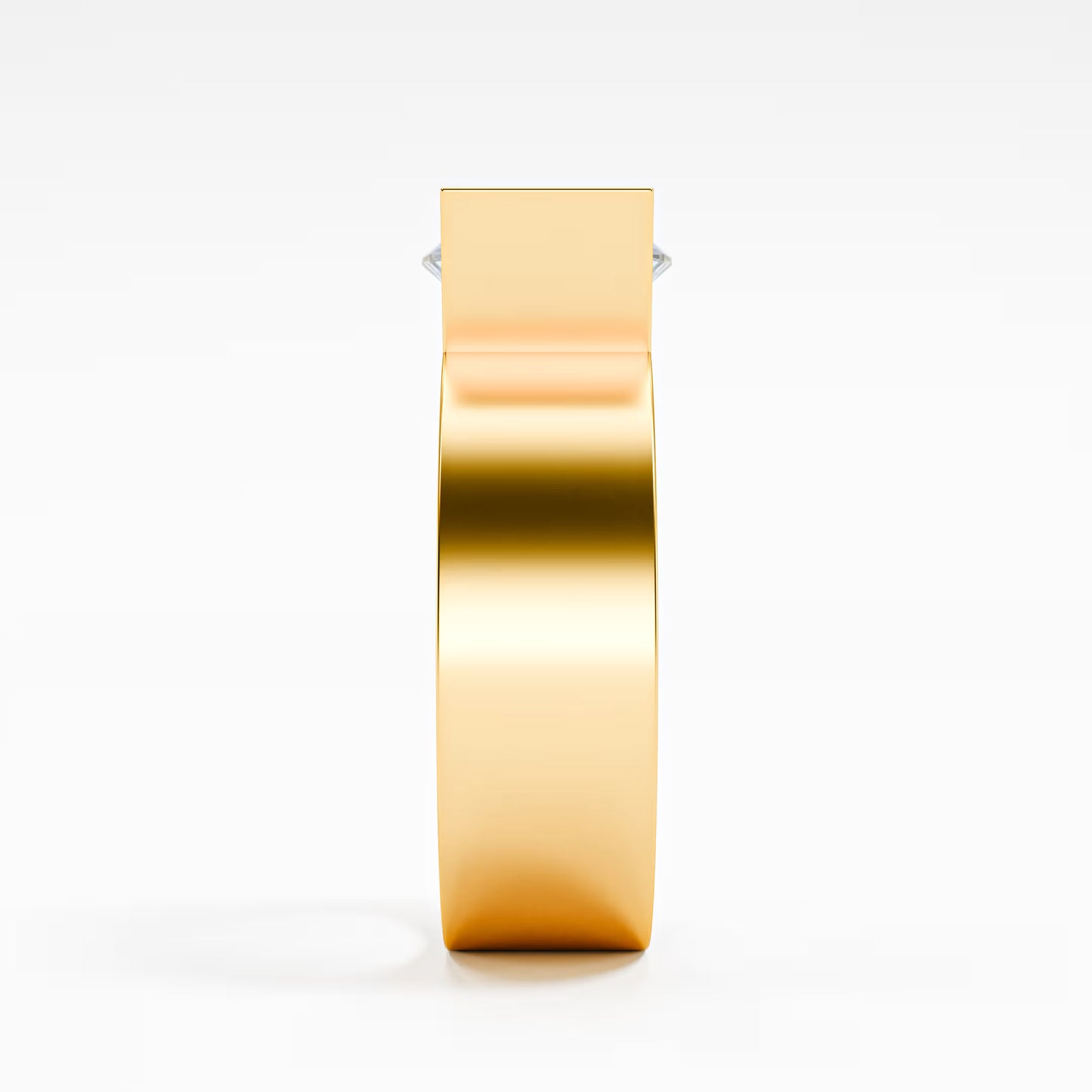 The Floating Stone - Men's Bar Set Diamond Ring