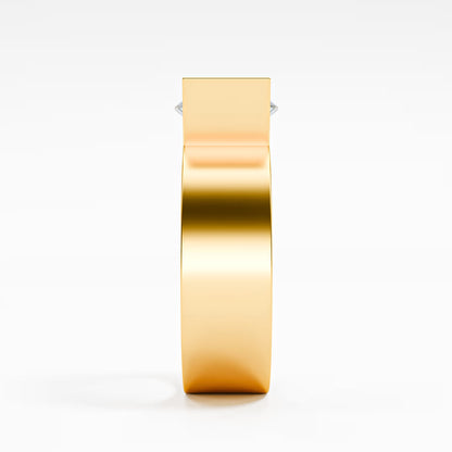 The Floating Stone - Men's Bar Set Diamond Ring