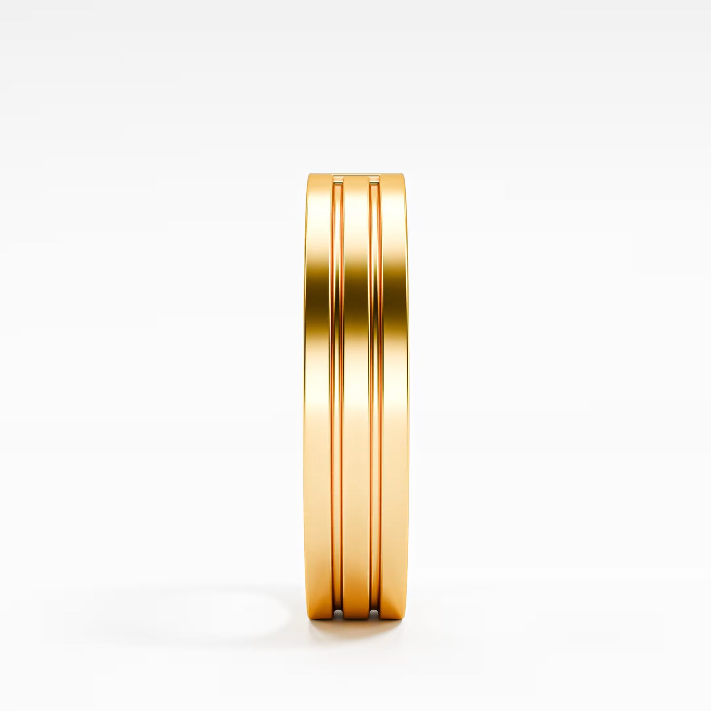 The Groove - Men's Princess Cut Diamond Wedding Band