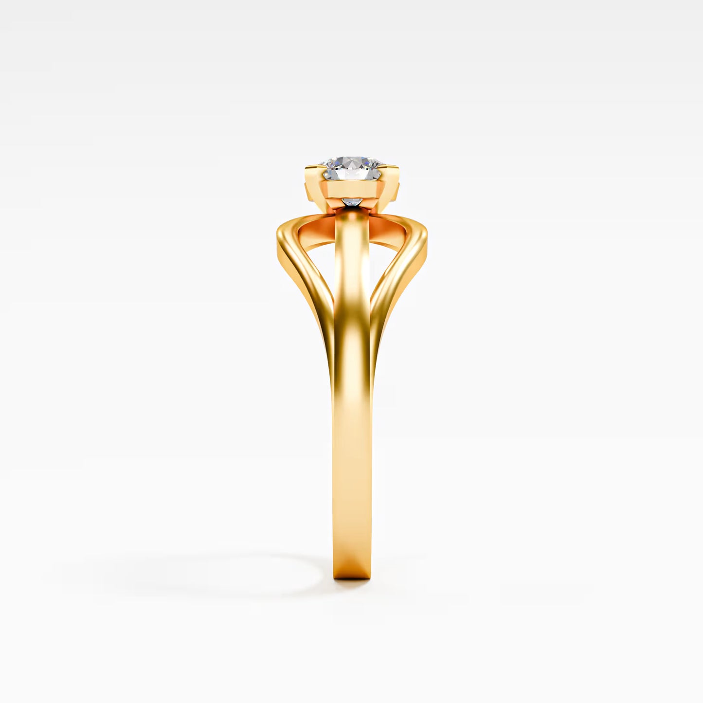 Infinity Solitaire Ring