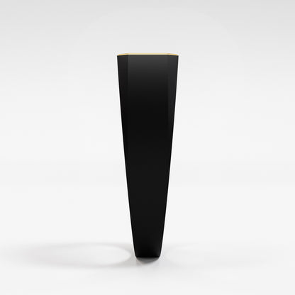 The Onyx Crown - Emerald Cut Diamond Ring on Black Onyx Band