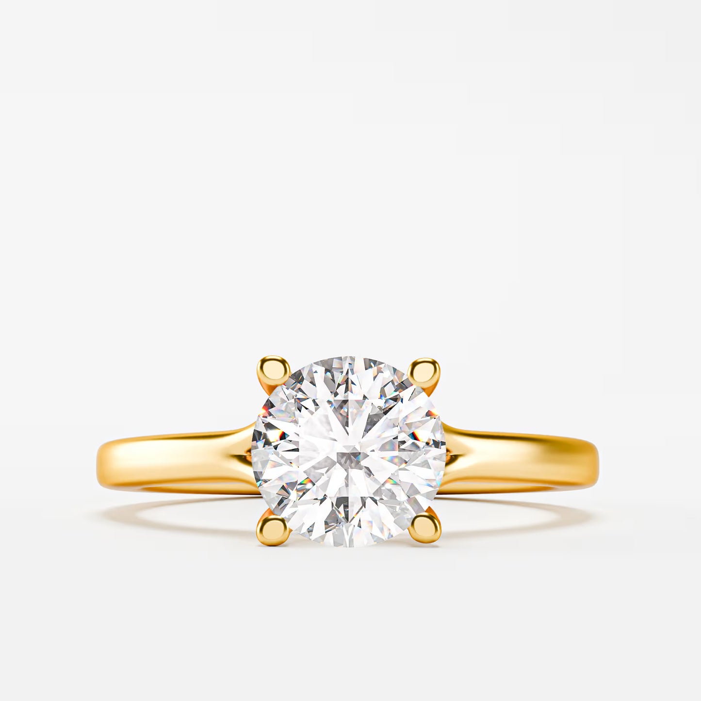 The Classic - Round Brilliant Solitaire Engagement Ring by Gehnok