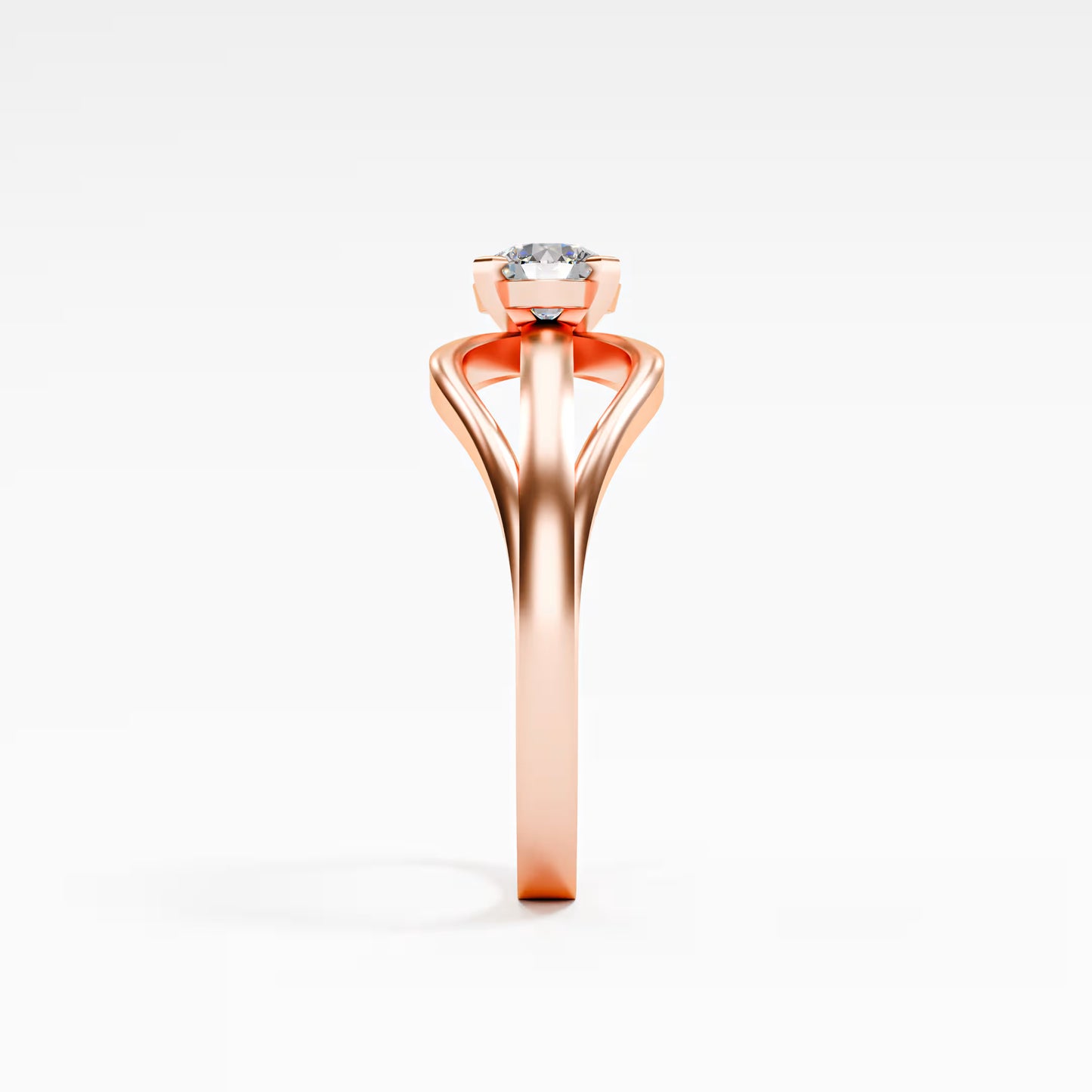 Infinity Solitaire Ring