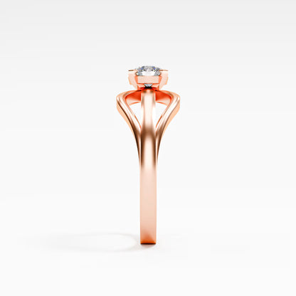Infinity Solitaire Ring