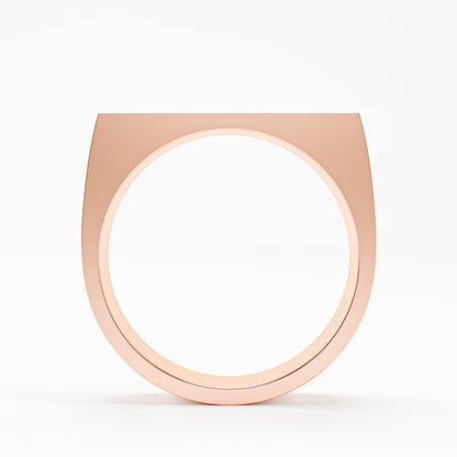 The Architect - Men's Grooved Stripe Band Ring by Gehnok