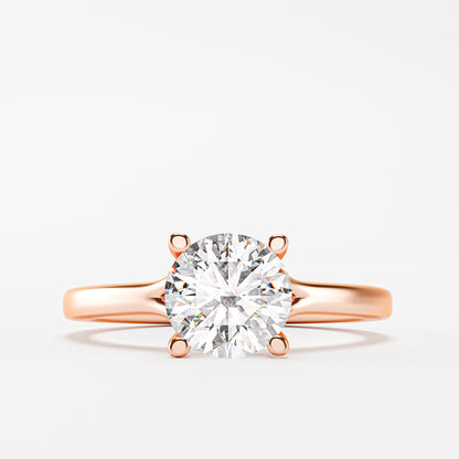 The Classic - Round Brilliant Solitaire Engagement Ring by Gehnok
