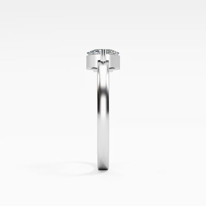 The Trillion - Triangle Diamond Half Bezel Solitaire