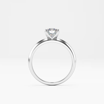 Classic Cushion Cut Solitaire Ring