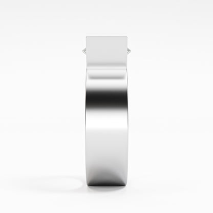 The Floating Stone - Men's Bar Set Diamond Ring