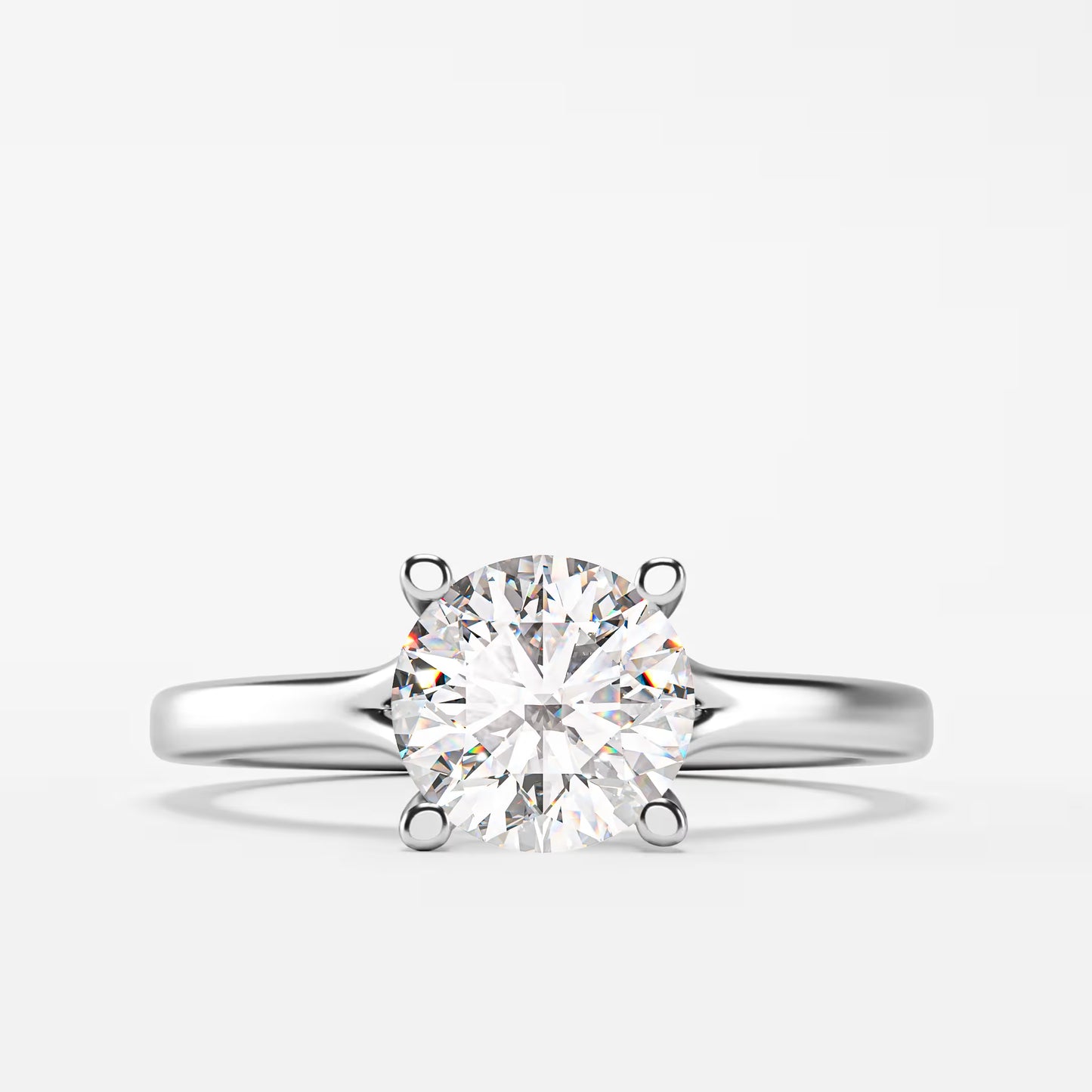 The Classic - Round Brilliant Solitaire Engagement Ring by Gehnok