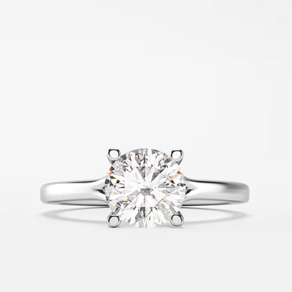 The Classic - Round Brilliant Solitaire Engagement Ring by Gehnok