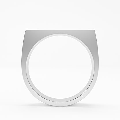 The Architect - Men's Grooved Stripe Band Ring by Gehnok