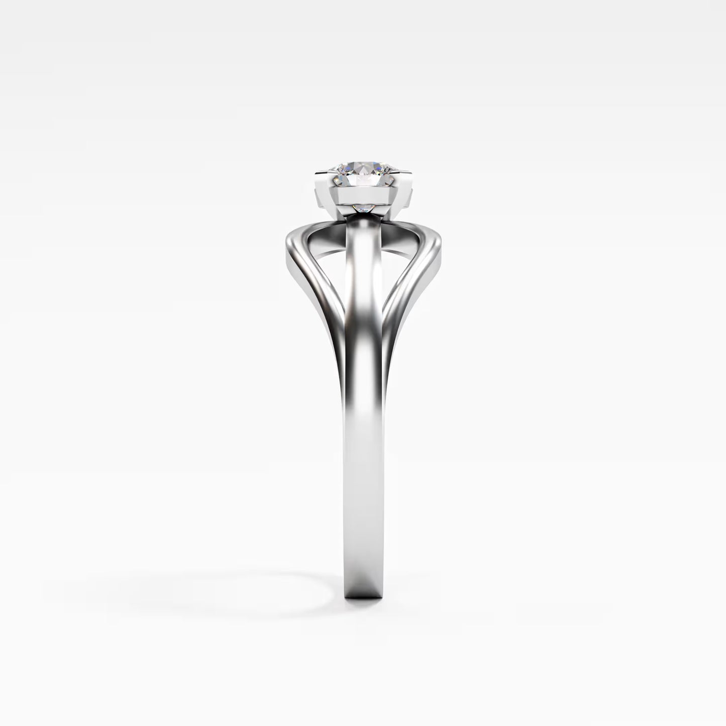 Infinity Solitaire Ring